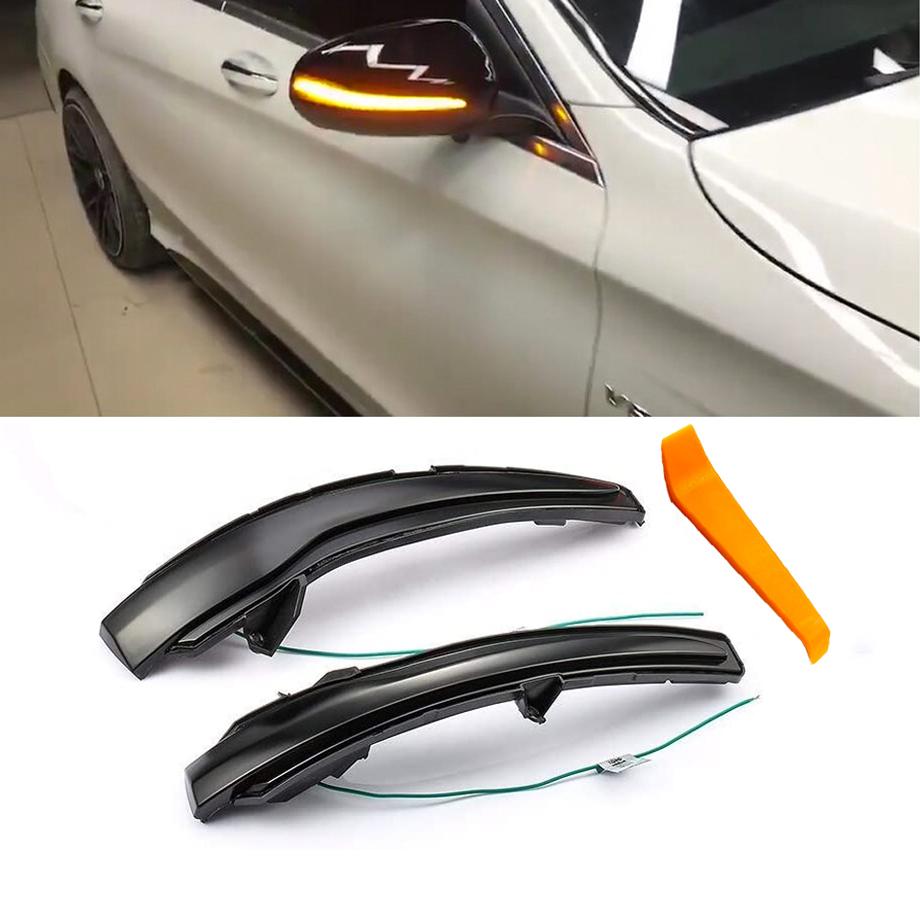 Merc W205 (14-19) Side Mirror LED Sequential Indicator Light maxmotorsports