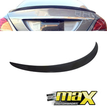 Load image into Gallery viewer, Merc W205 (14-On) Performance Style Gloss Black Plastic Boot Spoiler maxmotorsports
