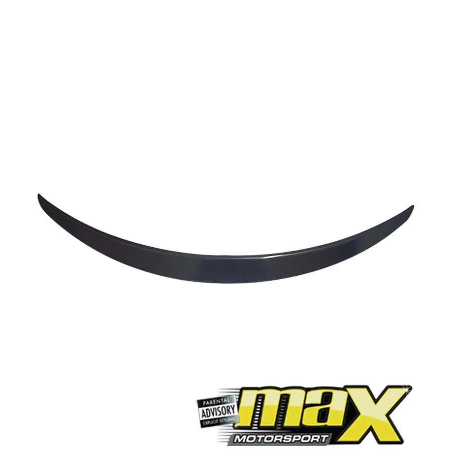 Merc W205 (14-On) Performance Style Gloss Black Plastic Boot Spoiler maxmotorsports