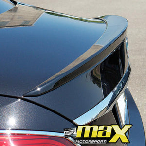 Merc W205 (14-On) Performance Style Gloss Black Plastic Boot Spoiler maxmotorsports
