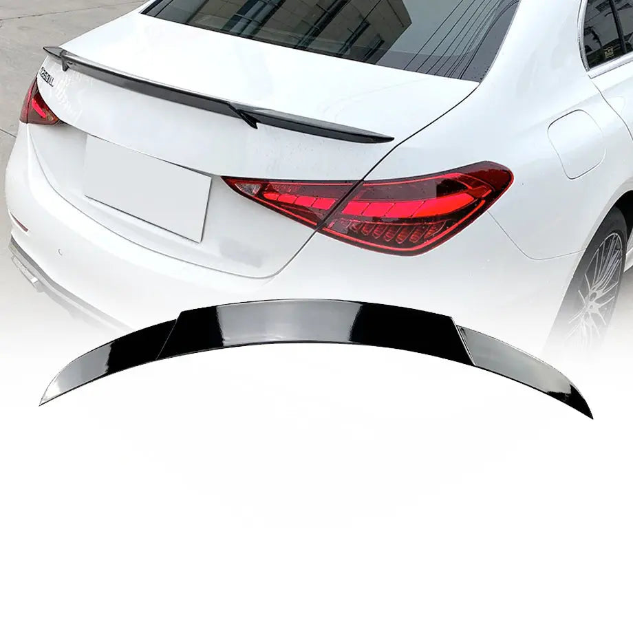 Merc W206 C-Class (21-On) Brabus Style Gloss Black Plastic Boot Spoiler Max Motorsport
