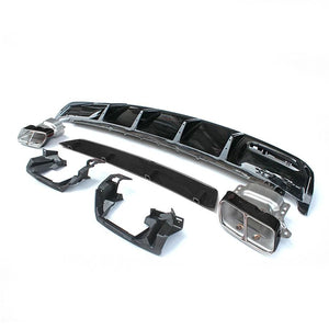 Mercedes Benz A45 (W176) Sport Edition Diffuser With Exhaust Outlet maxmotorsports