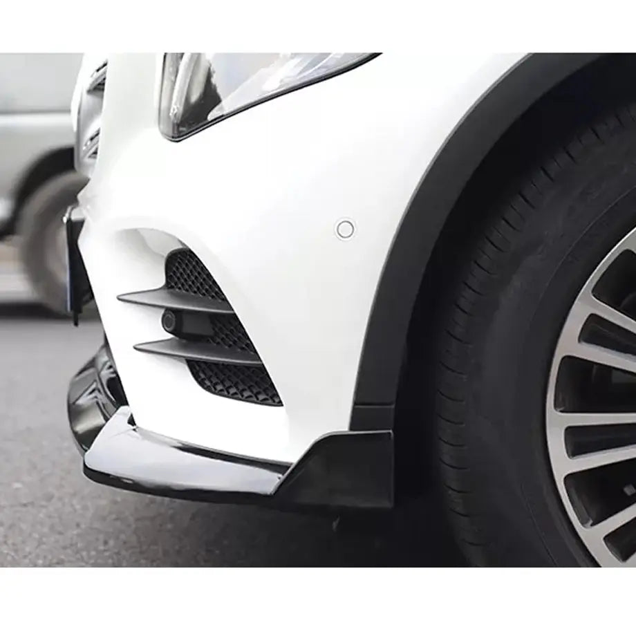 Mercedes GLC 3 Piece Gloss Black Front Spoiler (15-20) Max Motorsport