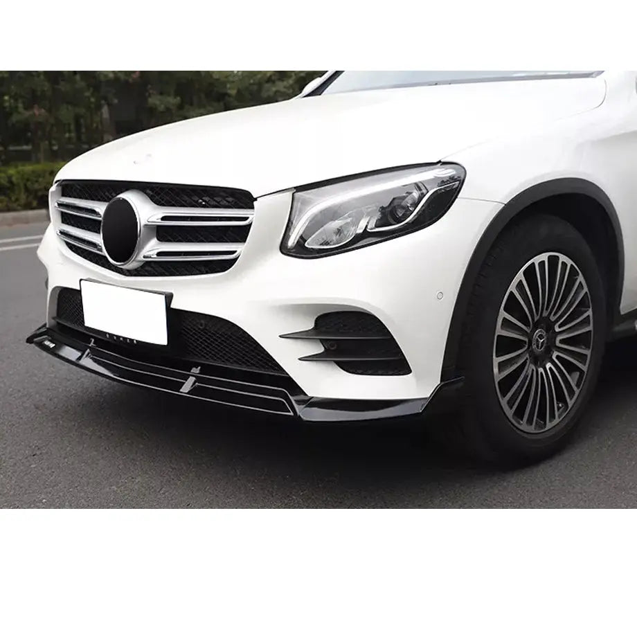 Mercedes GLC 3 Piece Gloss Black Front Spoiler (15-20) Max Motorsport