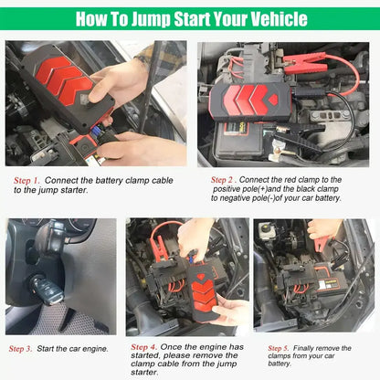 Multi Function Portable Jump Start Kit Max Motorsport