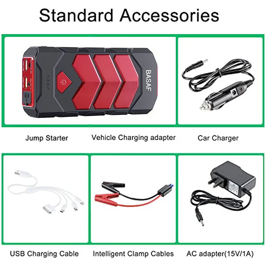 Multi Function Portable Jump Start Kit Max Motorsport