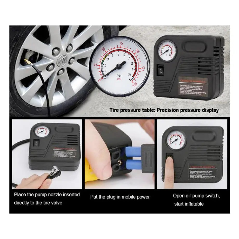 Multi Function Portable Jump Start Kit With Air Compressor Max Motorsport