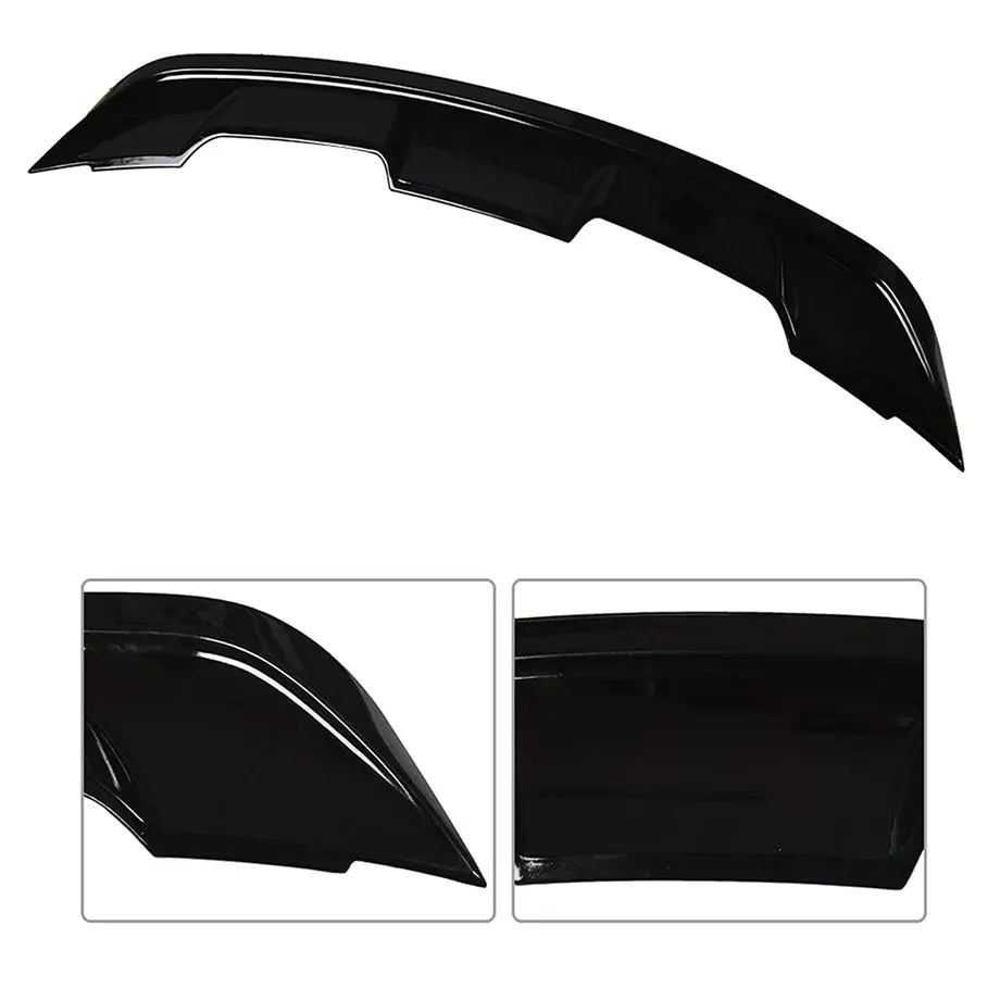 Mustang GT500 Style Gloss Black Plastic Boot Spoiler Max Motorsport