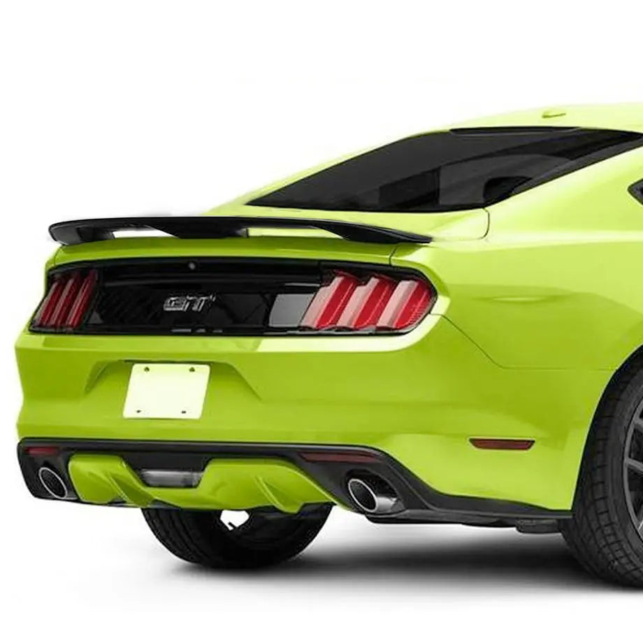 Mustang GT500 Style Gloss Black Plastic Boot Spoiler Max Motorsport