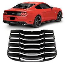 Load image into Gallery viewer, Mustang Gloss Black Rear Window Louver (15-On) Max Motorsport
