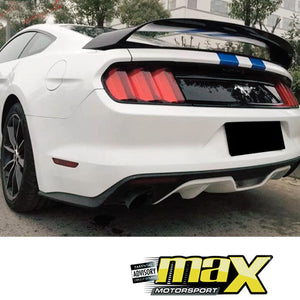 Mustang (16-On) GT350R Style Gloss Black Boot Spoiler maxmotorsports