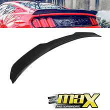Load image into Gallery viewer, Mustang (16-On) Gloss Black Roush Style Boot Spoiler maxmotorsports
