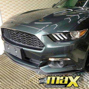 Mustang (2015-On) Carbon Fibre Front Lip Spoiler maxmotorsports