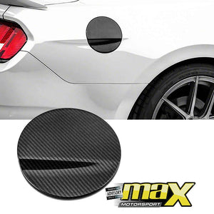 Mustang (2016-On) Carbon Fibre Fuel Tank Cover maxmotorsports