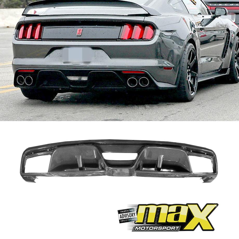 Ford Mustang (2016-On) Carbon Fibre Rear Diffuser – Max Motorsport