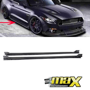 Mustang (2016-On) Carbon Fibre Side Skirts maxmotorsports