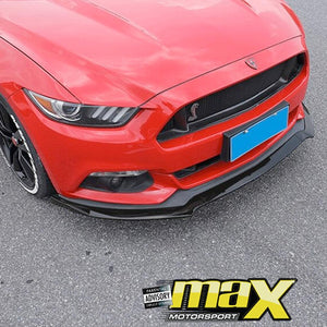 Mustang (2016-On) GT500 Carbon Look Plastic 3-Piece Spoiler maxmotorsports