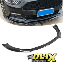 Load image into Gallery viewer, Mustang (2016-On) GT500 Gloss Black Plastic 3-Piece Spoiler maxmotorsports
