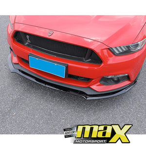 Mustang (2016-On) GT500 Gloss Black Plastic 3-Piece Spoiler maxmotorsports