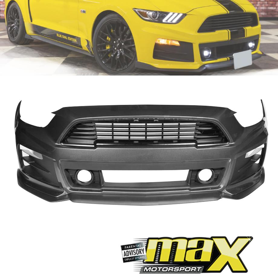 Mustang (2016-On) Roush Style Plastic Upgrade Front Bumper maxmotorsports