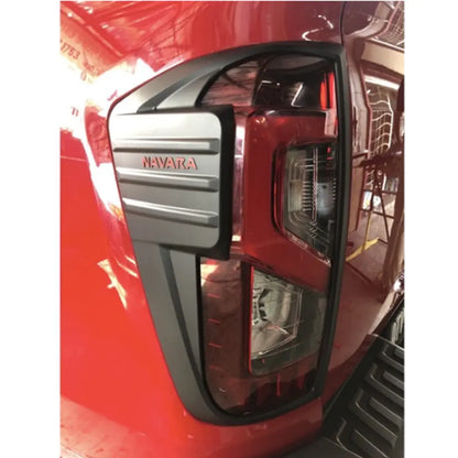 Nissan Navara NP300 Matte Black Taillight Surrounds (21-On) maxmotorsports