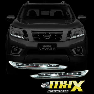 Nissan Navara NP300 (2017-2019) DRL LED Headlight Strip maxmotorsports