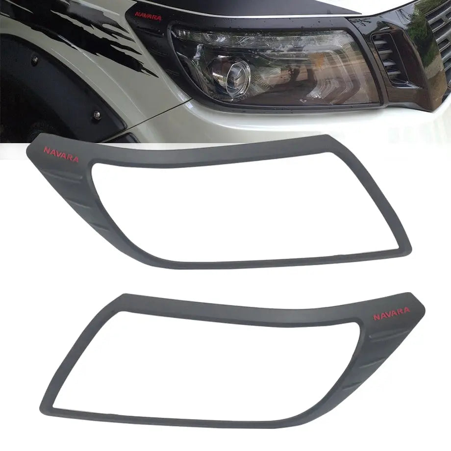 Nissan Navara NP300 (2017) Headlight Trim With Logo maxmotorsports