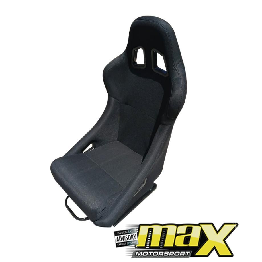 Non-Reclinable Racing Bucket Seats - (Cloth) maxmotorsports