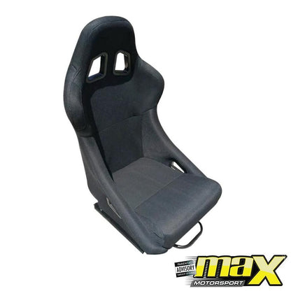 Non-Reclinable Racing Bucket Seats - (Cloth) maxmotorsports