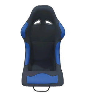 Non-Reclinable Racing Bucket Seats - (PVC + Cloth) maxmotorsports