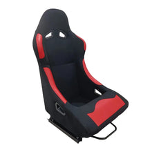 Load image into Gallery viewer, Non-Reclinable Racing Bucket Seats - (PVC + Cloth) maxmotorsports
