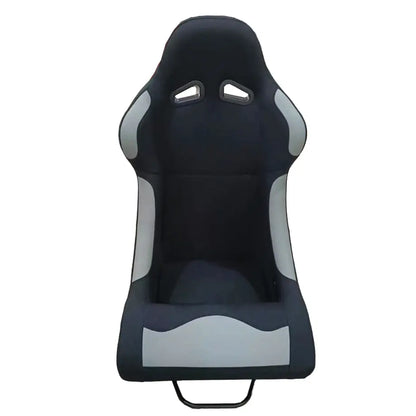 Non-Reclinable Racing Bucket Seats - (PVC + Cloth) maxmotorsports