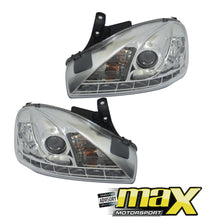 Load image into Gallery viewer, Opel Corsa C Utility Chrome LED Headlights maxmotorsports

