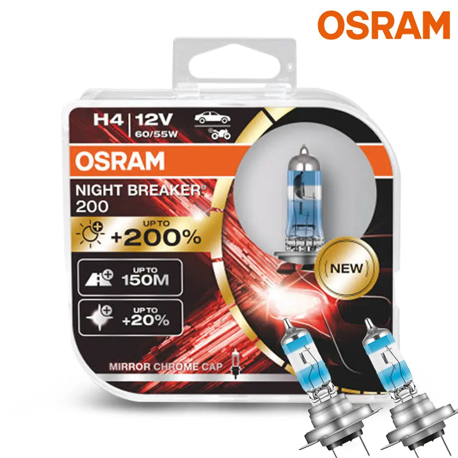 Osram Night Breaker 200 H7 55W Headlight Bulb Max Motorsport
