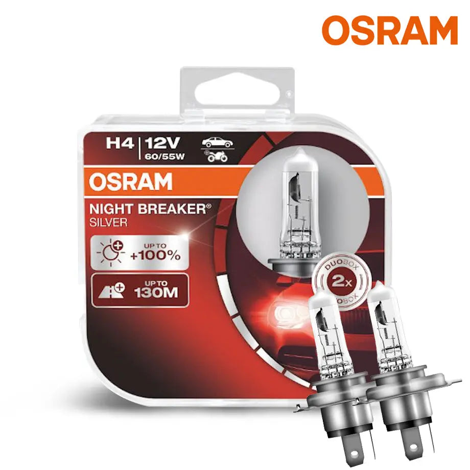 Osram Night Breaker H4 Headlight Bulbs Osram