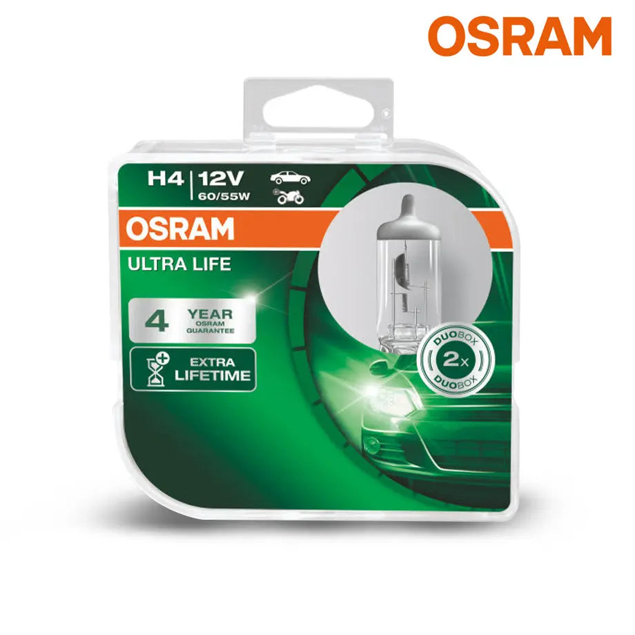 Osram Ultra Life H4 Headlight Bulbs Osram