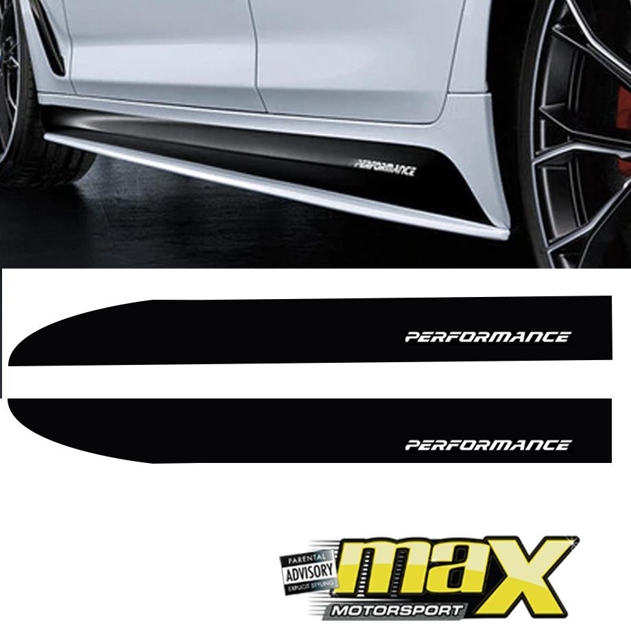 Performance Style Sticker Kit maxmotorsports