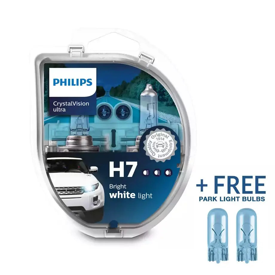 Philips H7 Crystal Vision Ultra (55 Watts) Max Motorsport