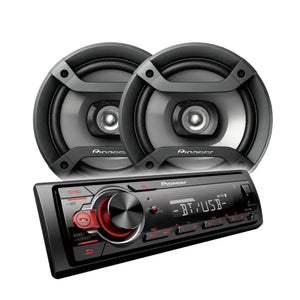 Combo Pioneer Autorradio Bluetooth + Parlantes 699 - Euro Car Audio