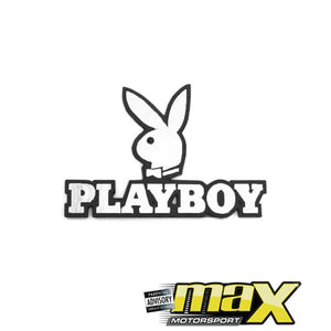 Playboy Badge (Black) maxmotorsports