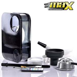 Portable Acrylic Hooka Shisha Box Set Max Motorsport