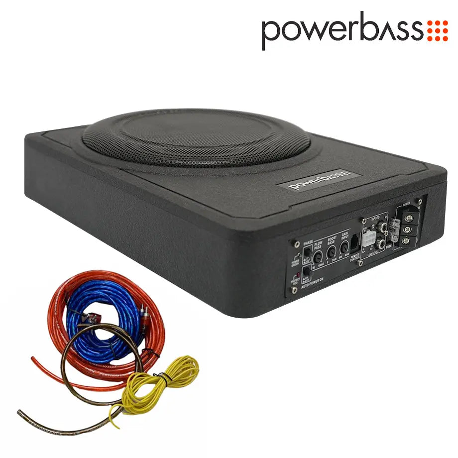 Powerbass PB2500BK - 10 Inch Active Bass Enclosure (10000W) Powerbass Audio