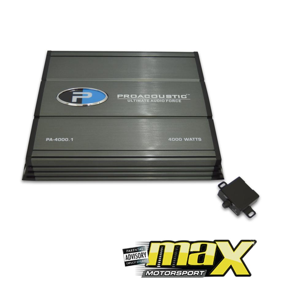 Pro Acoustic 4000W Monoblock Amplifier maxmotorsports