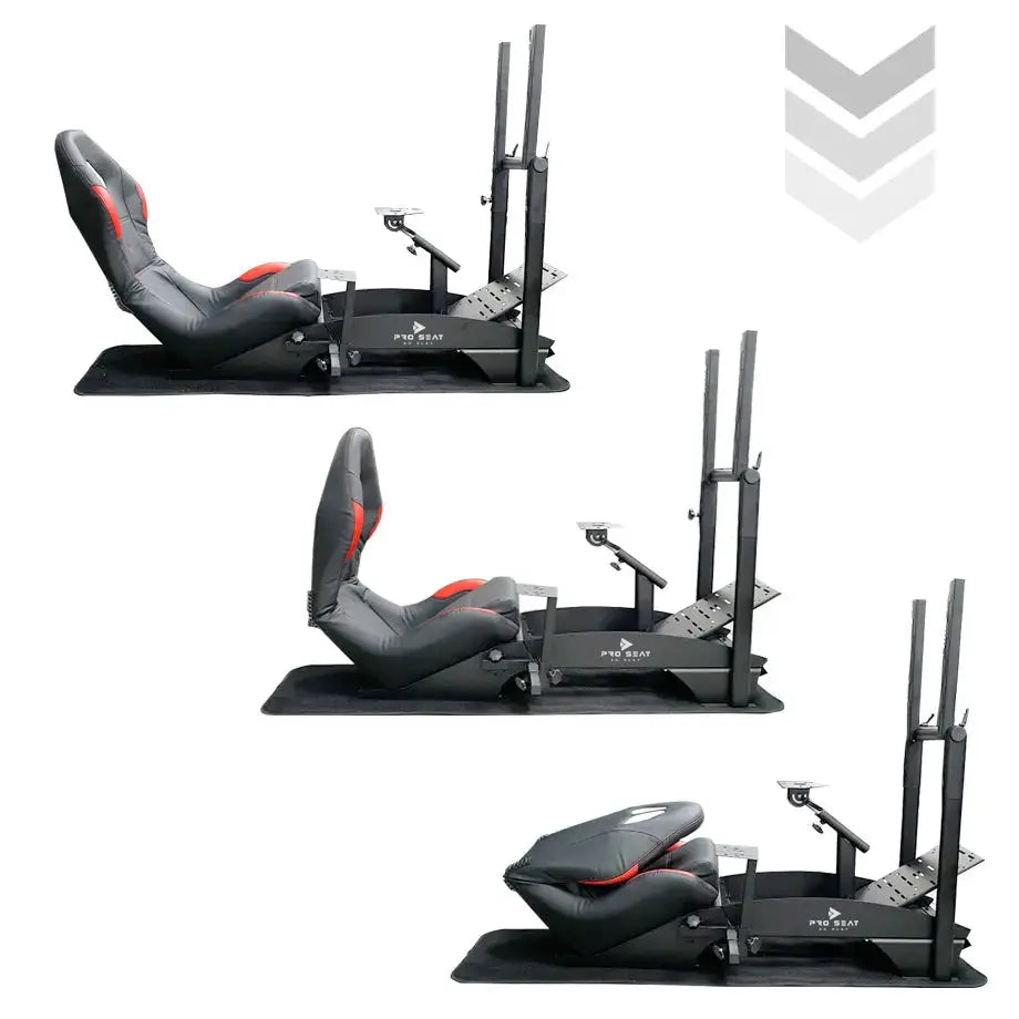 Pro Seat - Racing Simulator Gaming Seat With TV Stand maxmotorsports