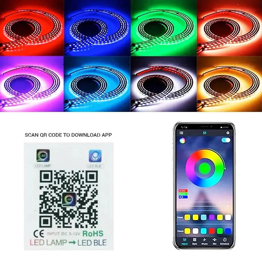 Pro-Series App Controlled RGB LED Under Car Light Kit Max Motorsport