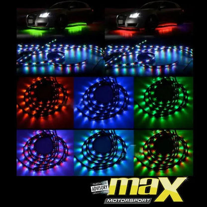 Pro-Series App Controlled RGB LED Under Car Light Kit Max Motorsport