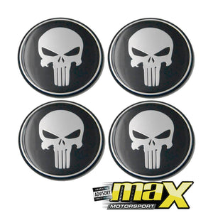 Punisher Skull Wheel Decal maxmotorsports