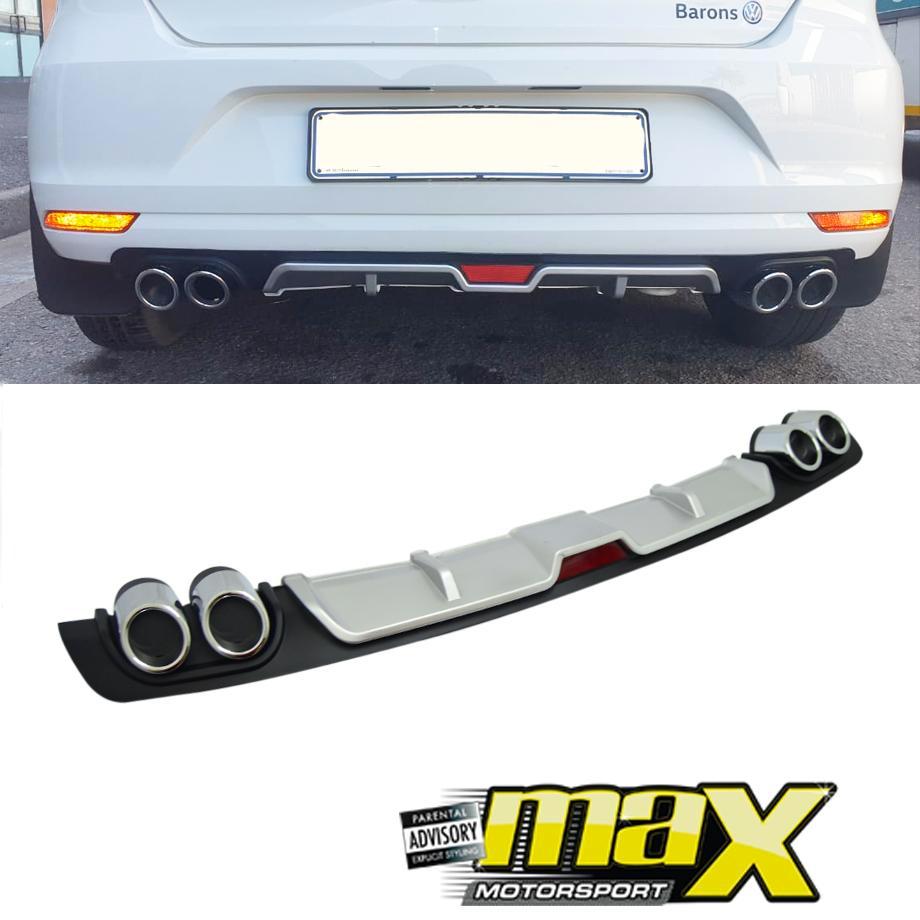 R-Style Universal Plastic Rear Diffuser To Fit VW Polo 6 TSI – Max ...