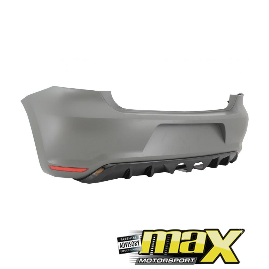 R400 Plastic Upgrade Rear Bumper To Fit VW Polo 6R maxmotorsports