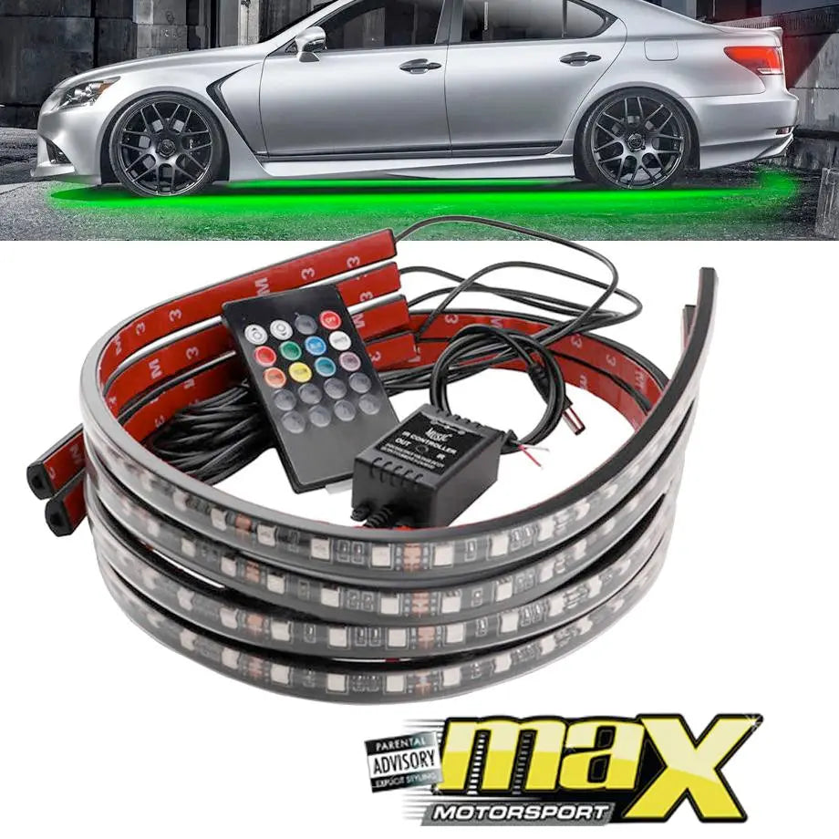 RGB LED Under Car Light Kit With Music Reaction maxmotorsports